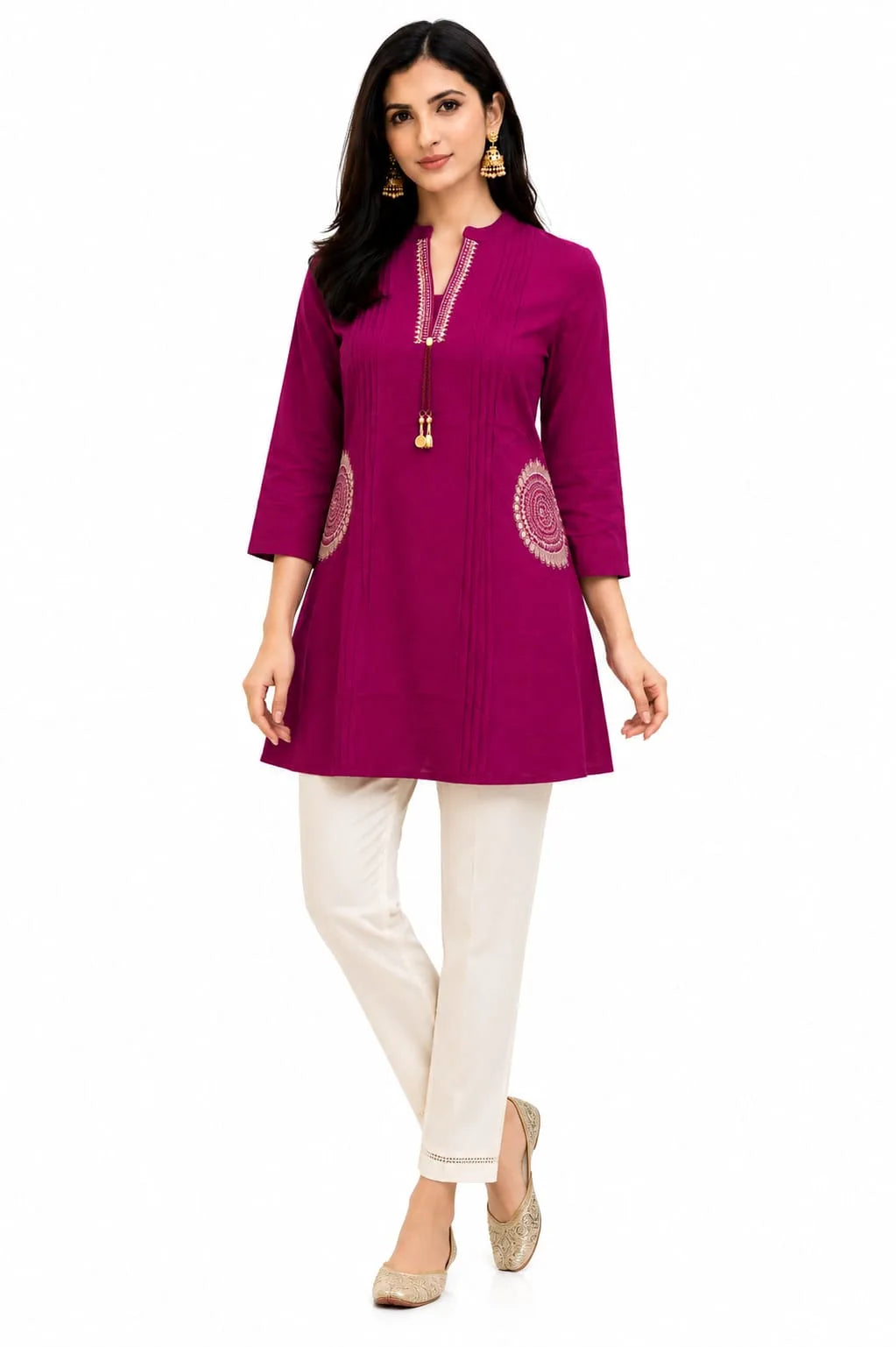 Royal Pink Designer Tunic